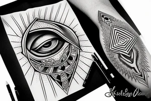 Illuminati All-seeing eye tattoo idea