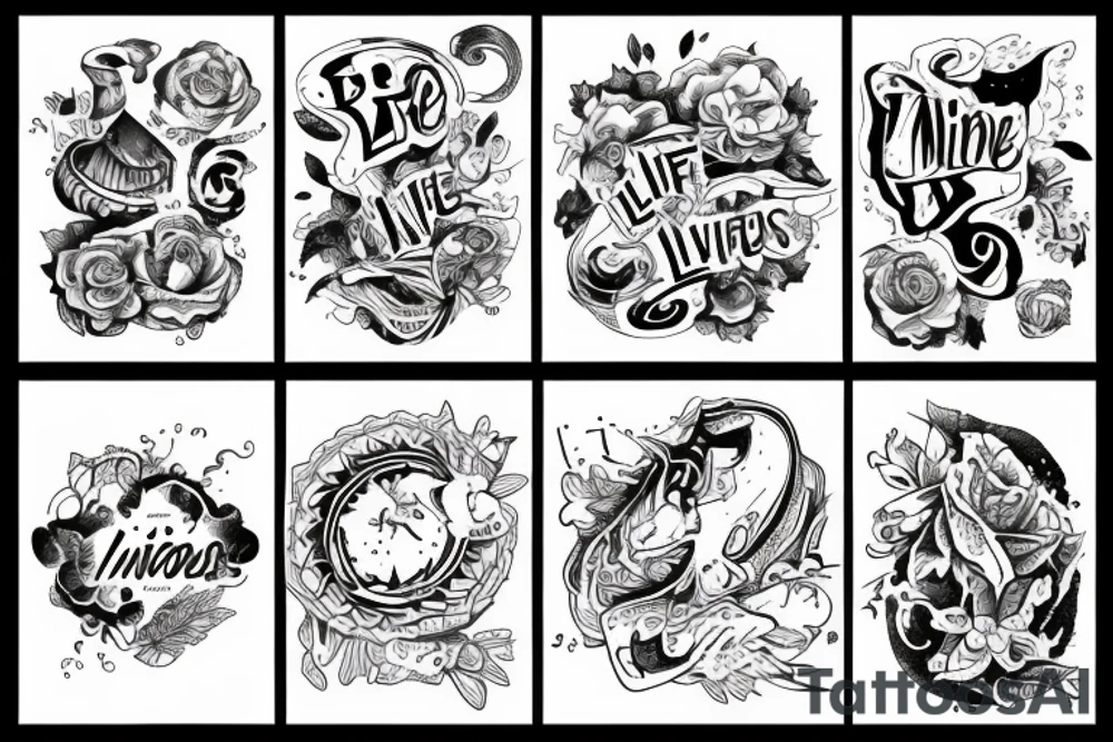Life moves on tattoo idea