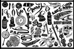 Life moves on tattoo idea