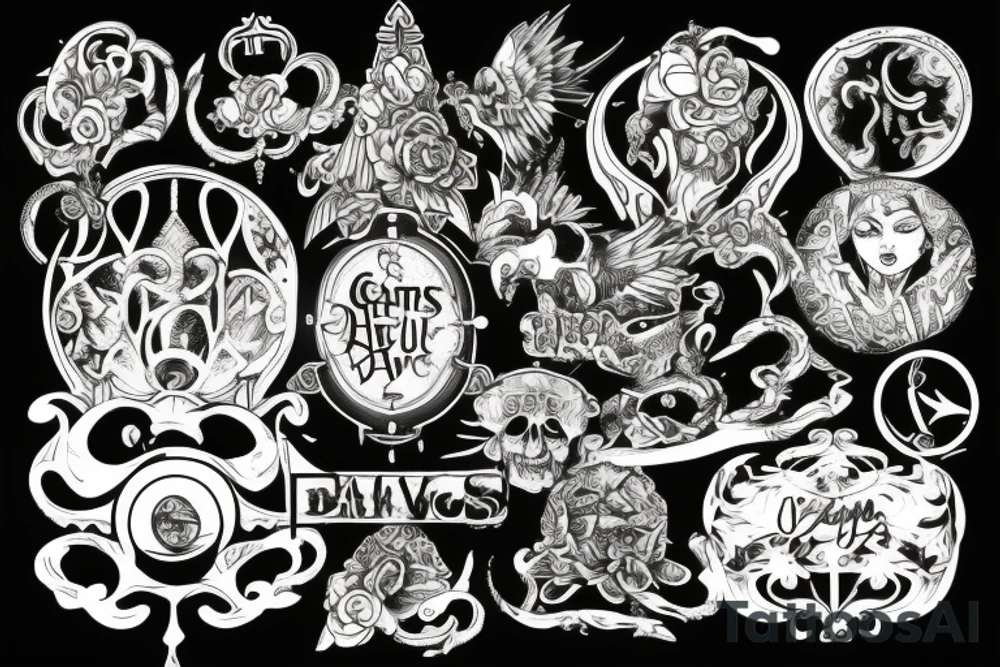 Gates of heaven tattoo idea