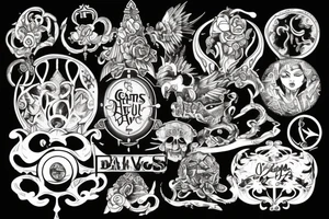 Gates of heaven tattoo idea