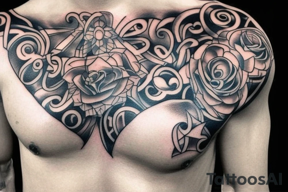 Chest tattoo idea
