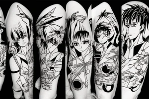Evangelion anime tattoo idea