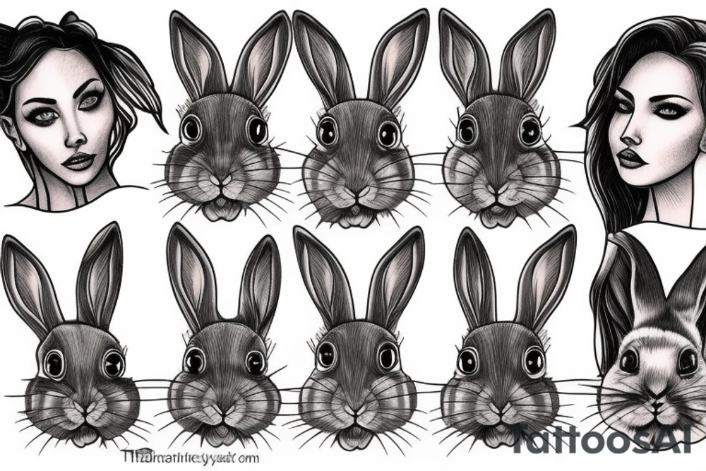 Bunny tattoo idea