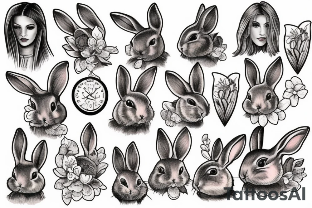 Bunny tattoo idea