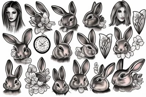 Bunny tattoo idea