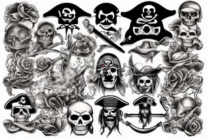 pirate tattoo idea
