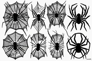 spider tattoo idea
