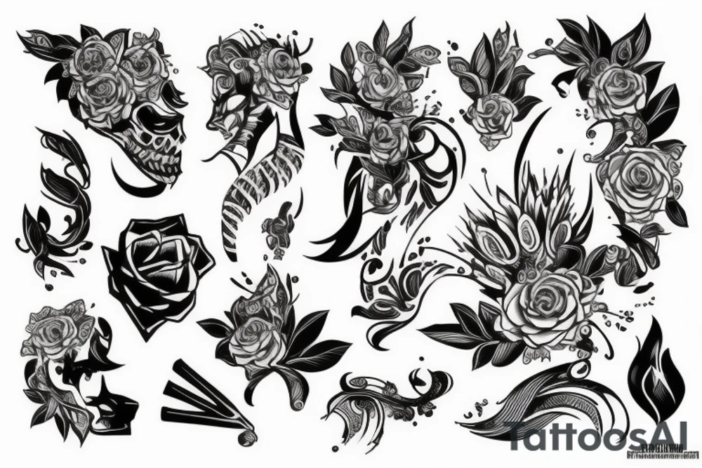Дракон tattoo idea