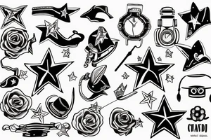 wrist cowboy tattoo idea
