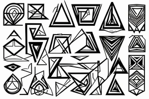 Why I am alive Geometric figures for the whole hand tattoo idea