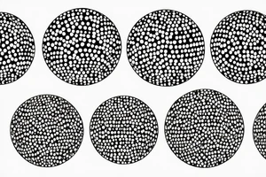 Floral disco ball tattoo idea