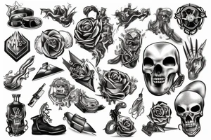 heavy metall tattoo idea
