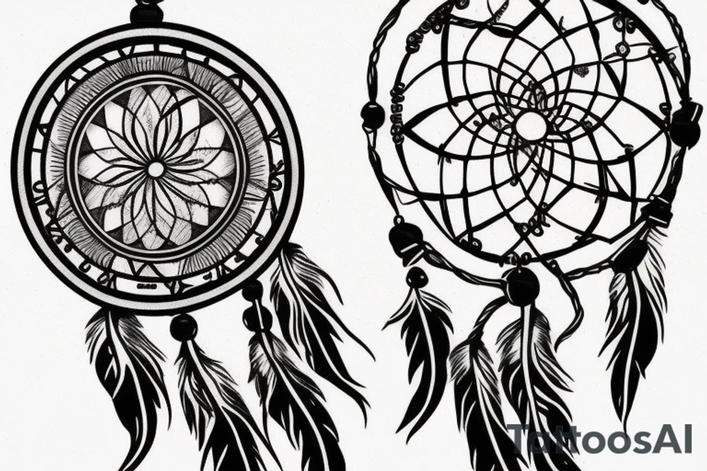 Dreamcatcher tattoo idea