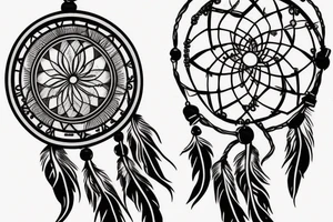 Dreamcatcher tattoo idea