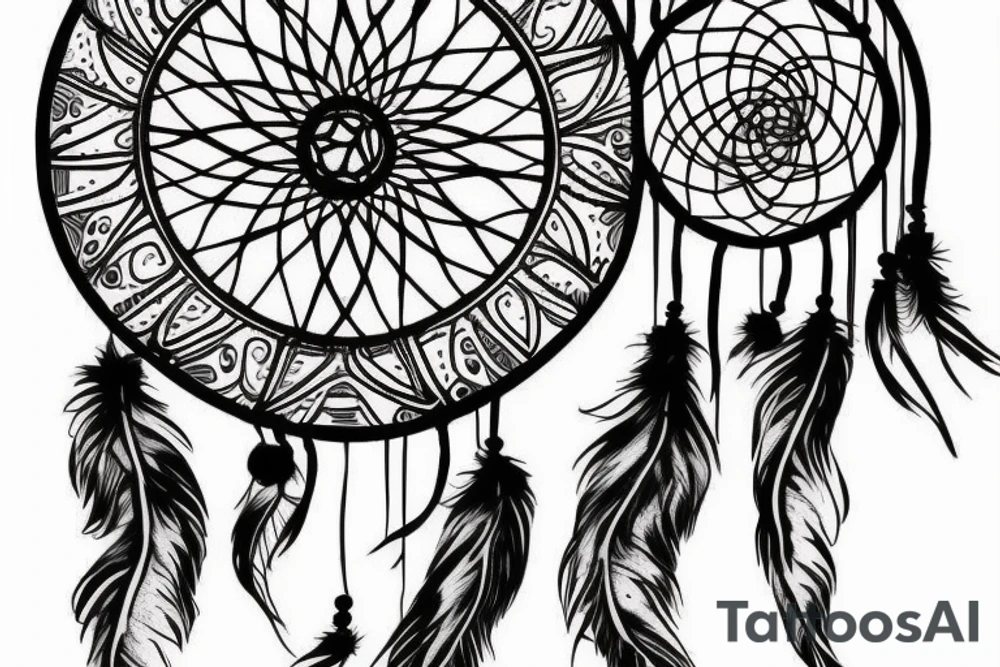 Dreamcatcher tattoo idea