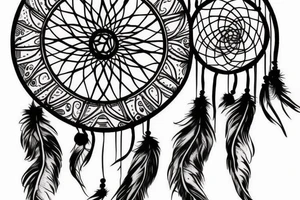 Dreamcatcher tattoo idea