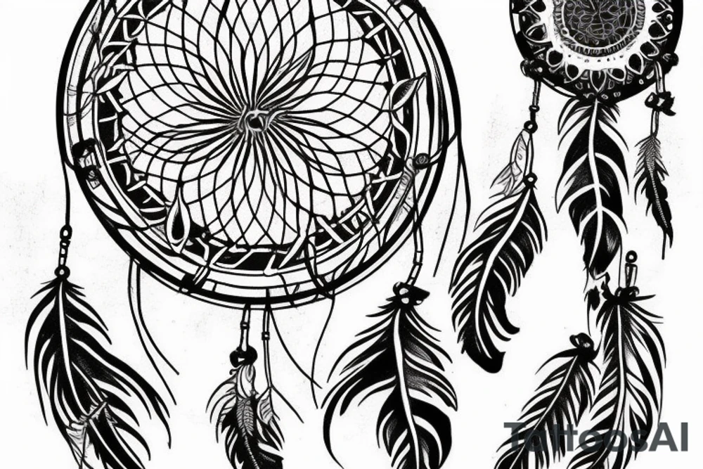 Dreamcatcher tattoo idea