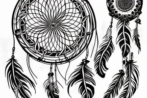 Dreamcatcher tattoo idea