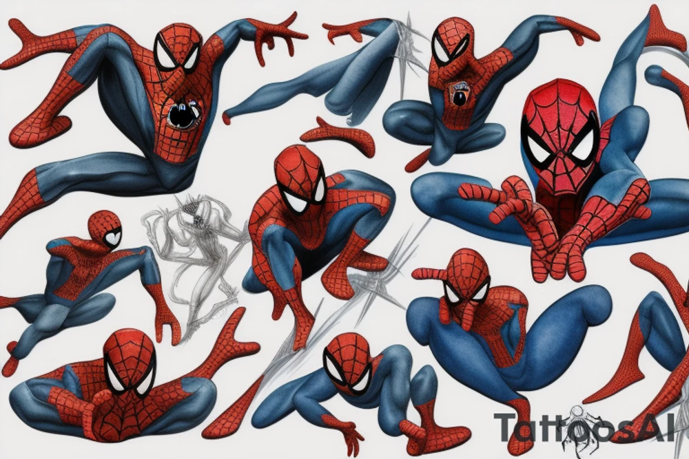 Spiderman tattoo idea