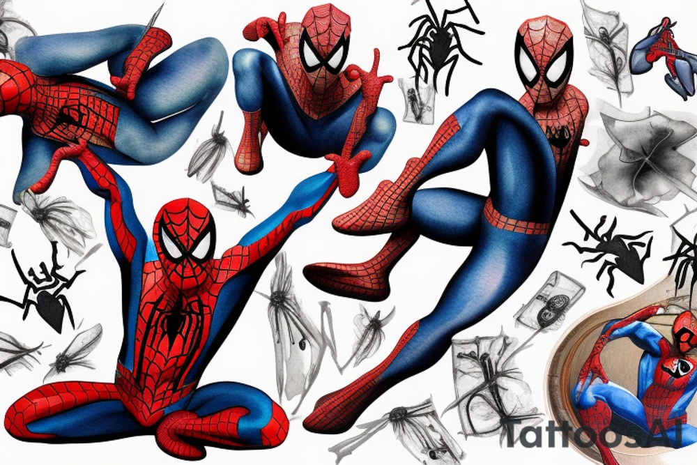 Spiderman tattoo idea