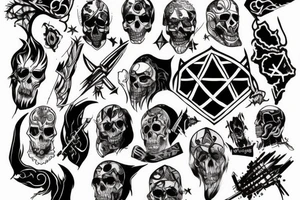 anarchy simbol tattoo idea
