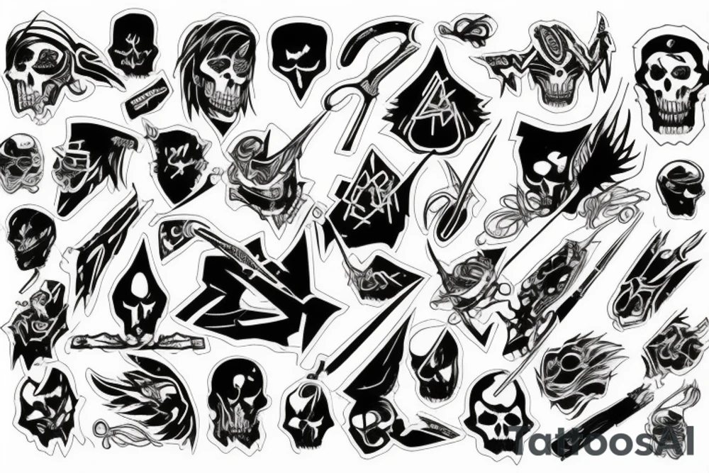 anarchy simbol tattoo idea