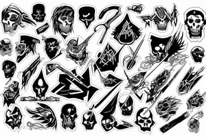 anarchy simbol tattoo idea