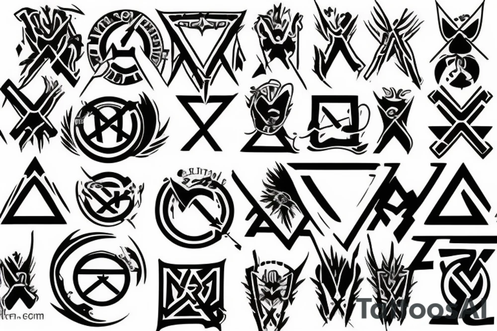anarchy symbol tattoo idea