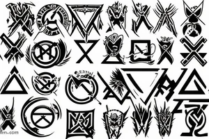 anarchy symbol tattoo idea