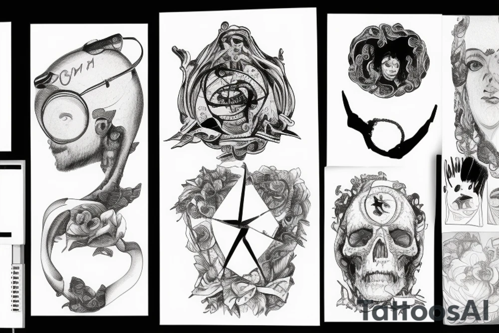 censorship, totalitarianism and terror tattoo idea