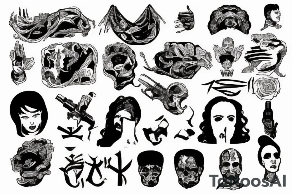 censorship, totalitarianism and terror tattoo idea