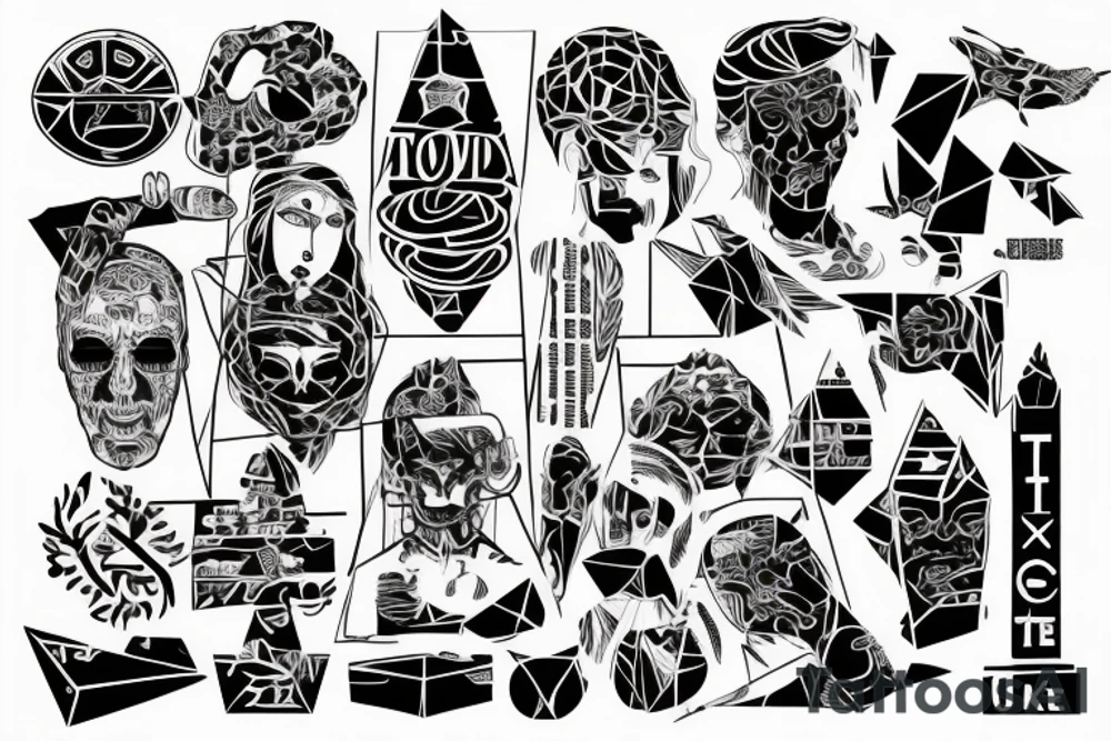 censorship, totalitarianism and terror tattoo idea
