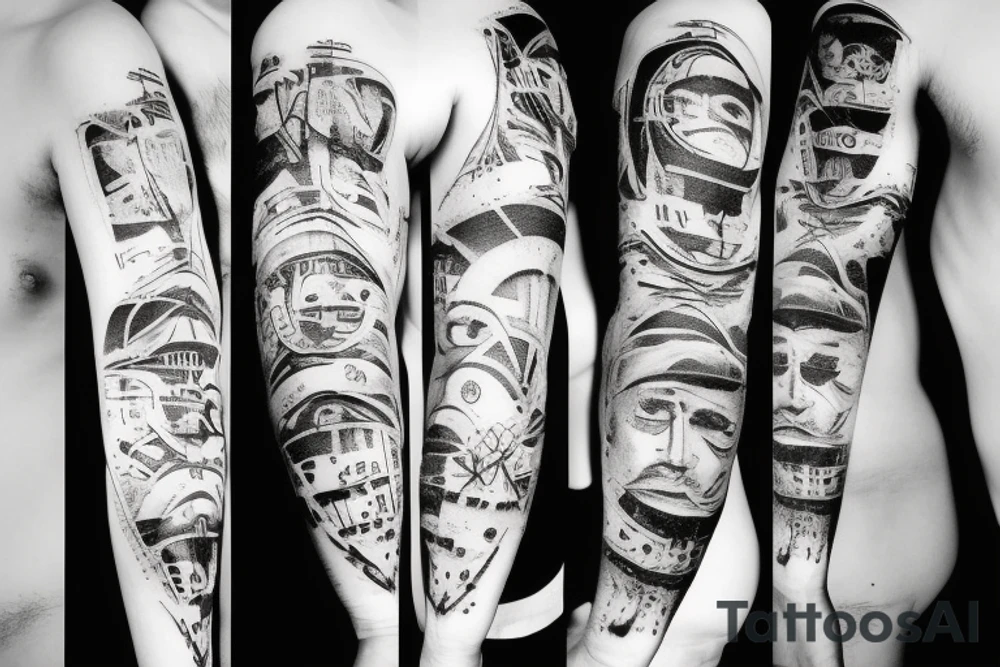 censorship, totalitarianism and terror tattoo idea