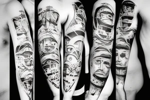 censorship, totalitarianism and terror tattoo idea