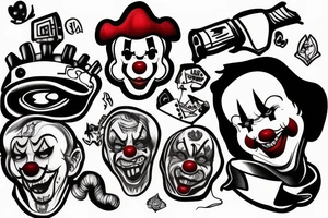 IT clown devouring tattoo idea