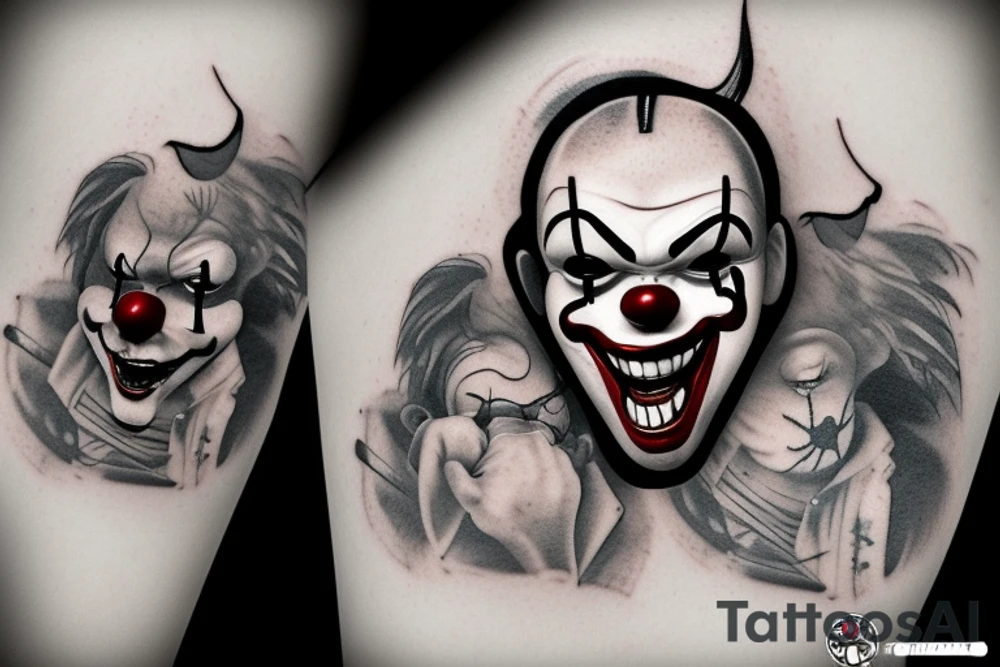 IT clown devouring tattoo idea
