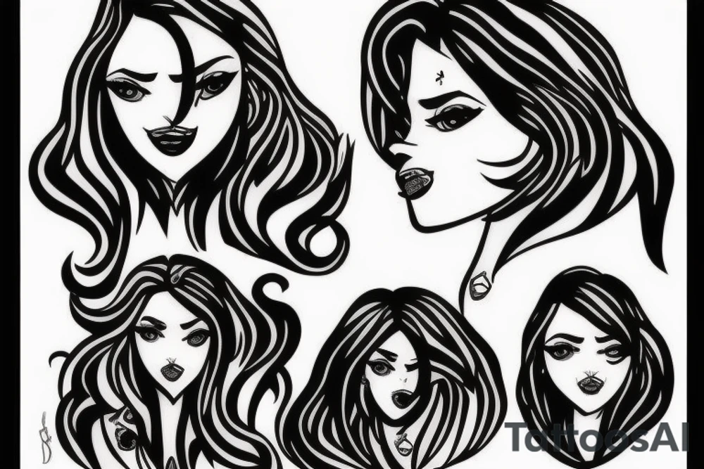 girl stew up scar tattoo idea