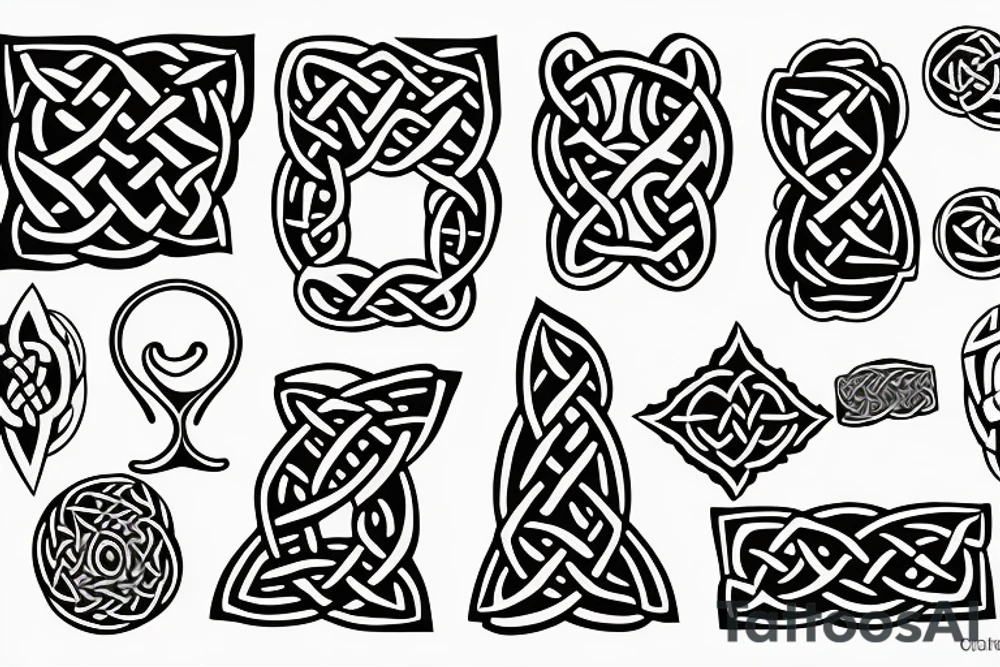 Celtic signs tattoo idea