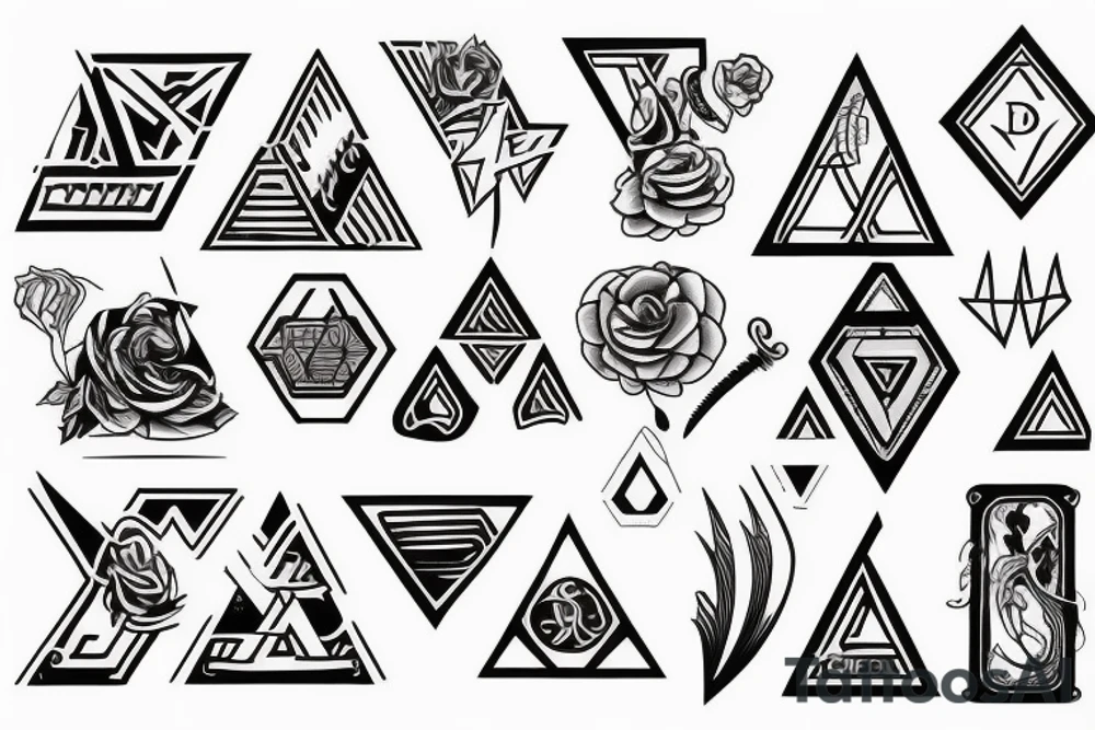 triangle tattoo idea
