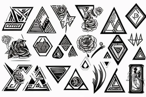 triangle tattoo idea