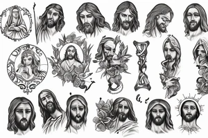 jesus tattoo idea