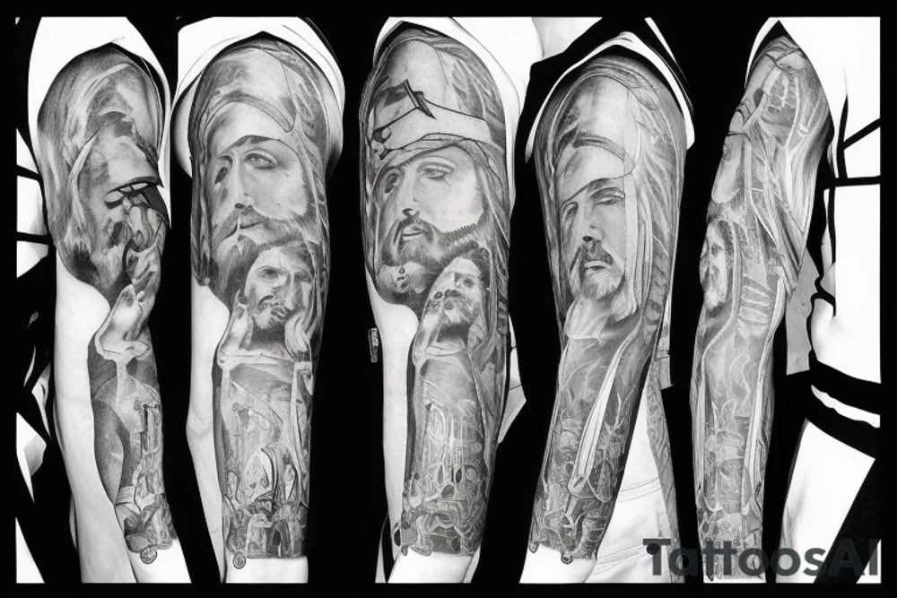 jesus tattoo idea