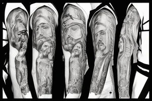 jesus tattoo idea