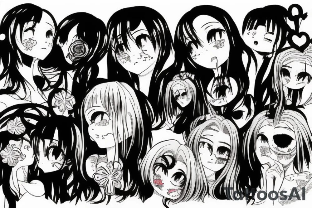 dead inside anime depressed solace tattoo idea