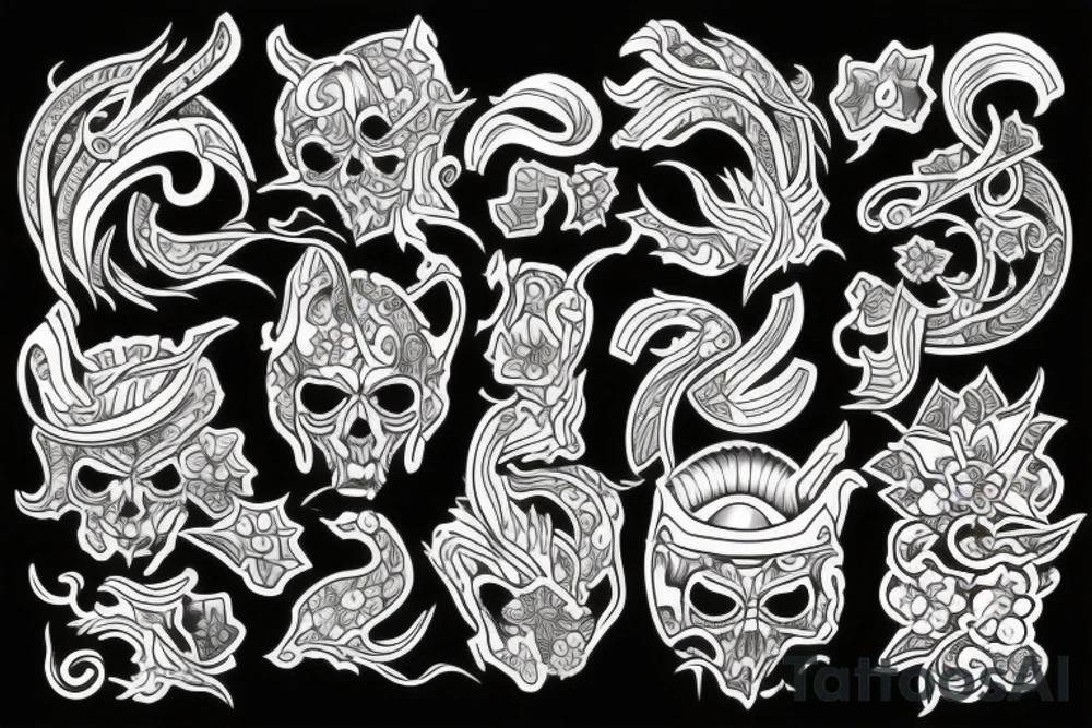 лиса tattoo idea