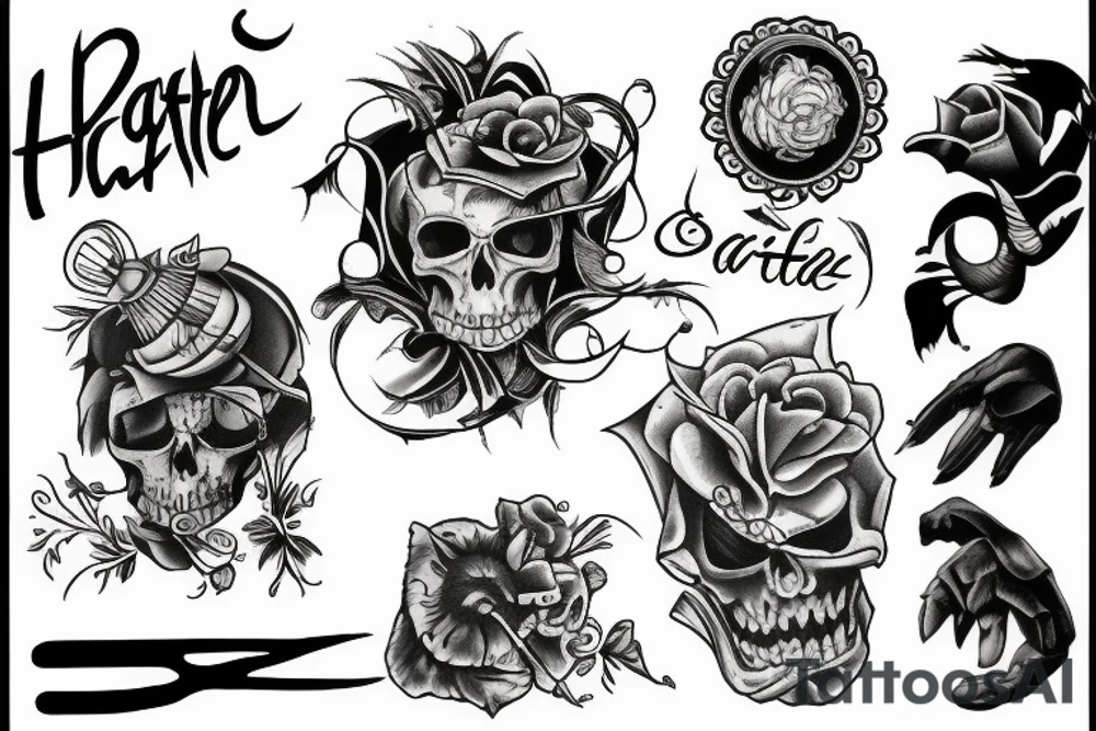 hate pain tattoo idea