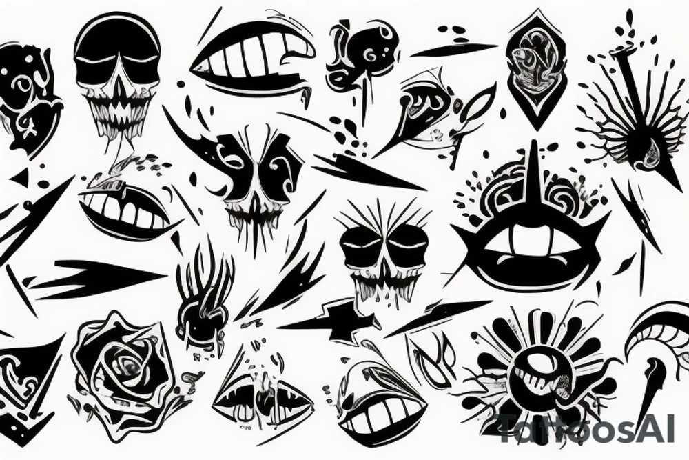 hate pain tattoo idea