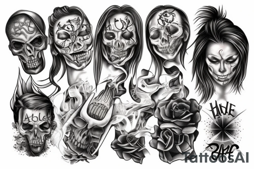 hate pain tattoo idea