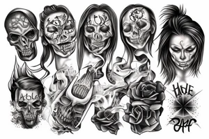 hate pain tattoo idea